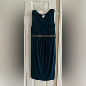 Mimi Maternity Evening Dress. Size L. Teal blue. Like new condition
